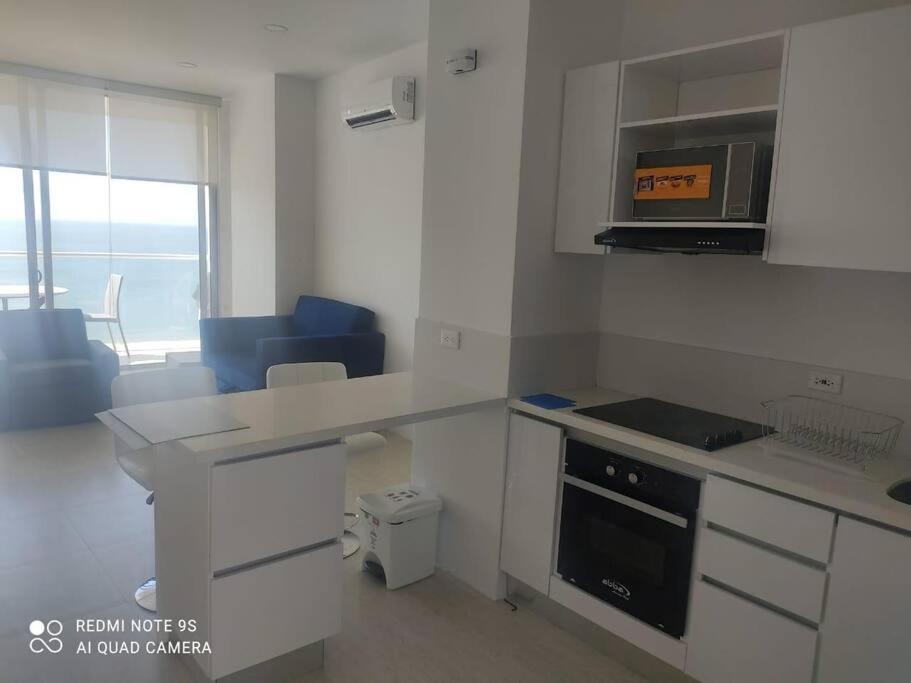 Magnifico Apartamento Con Vista Y Salida Al Mar Santa Marta  Exterior foto